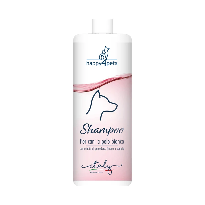 Happy4Pets Shampoo cani pelo bianco