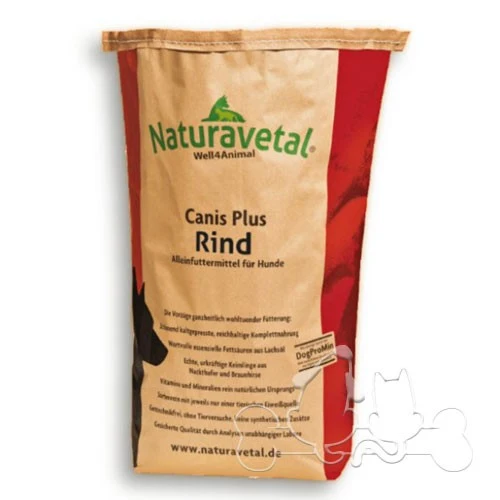 Naturavetal Canis Plus Manzo Pressate a Freddo