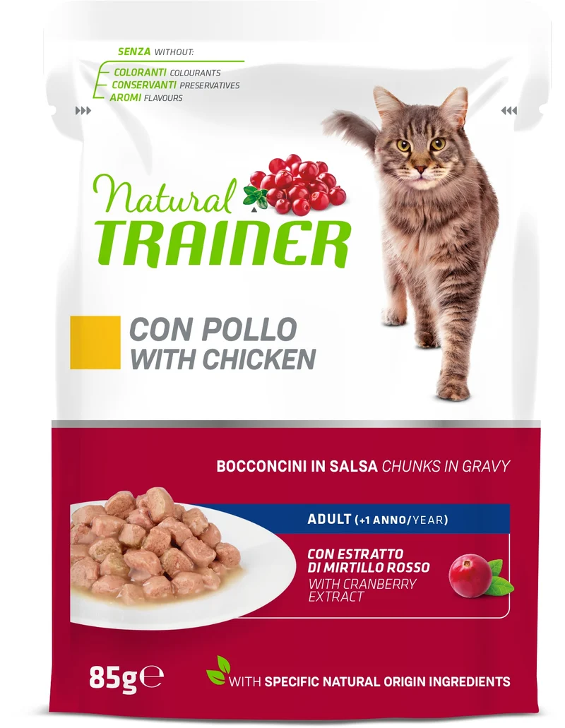 Natural Trainer Cat Adult Pollo 85g