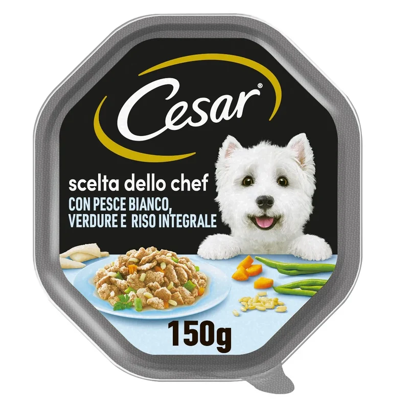 CESAR Stufato di Merluzzo Umido Cane Adulto 150g