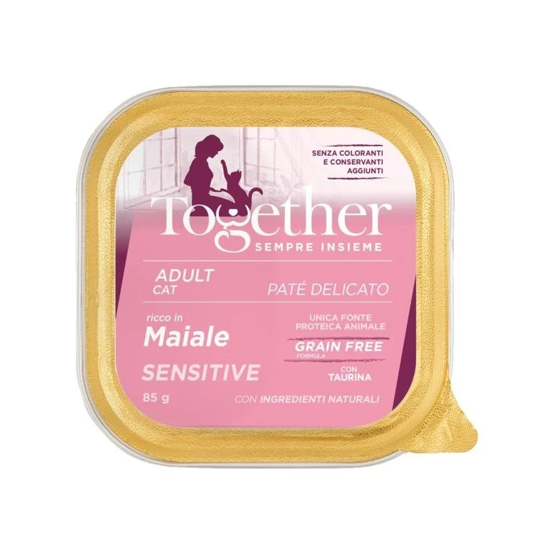 Together Cat Sensitive Grain Free Paté Maiale 85g