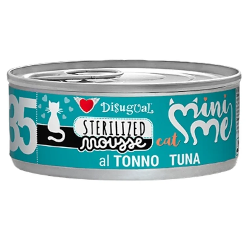 DISUGUAL Gatto Mini Me 35 Sterilised Mousse al Tonno 85gr