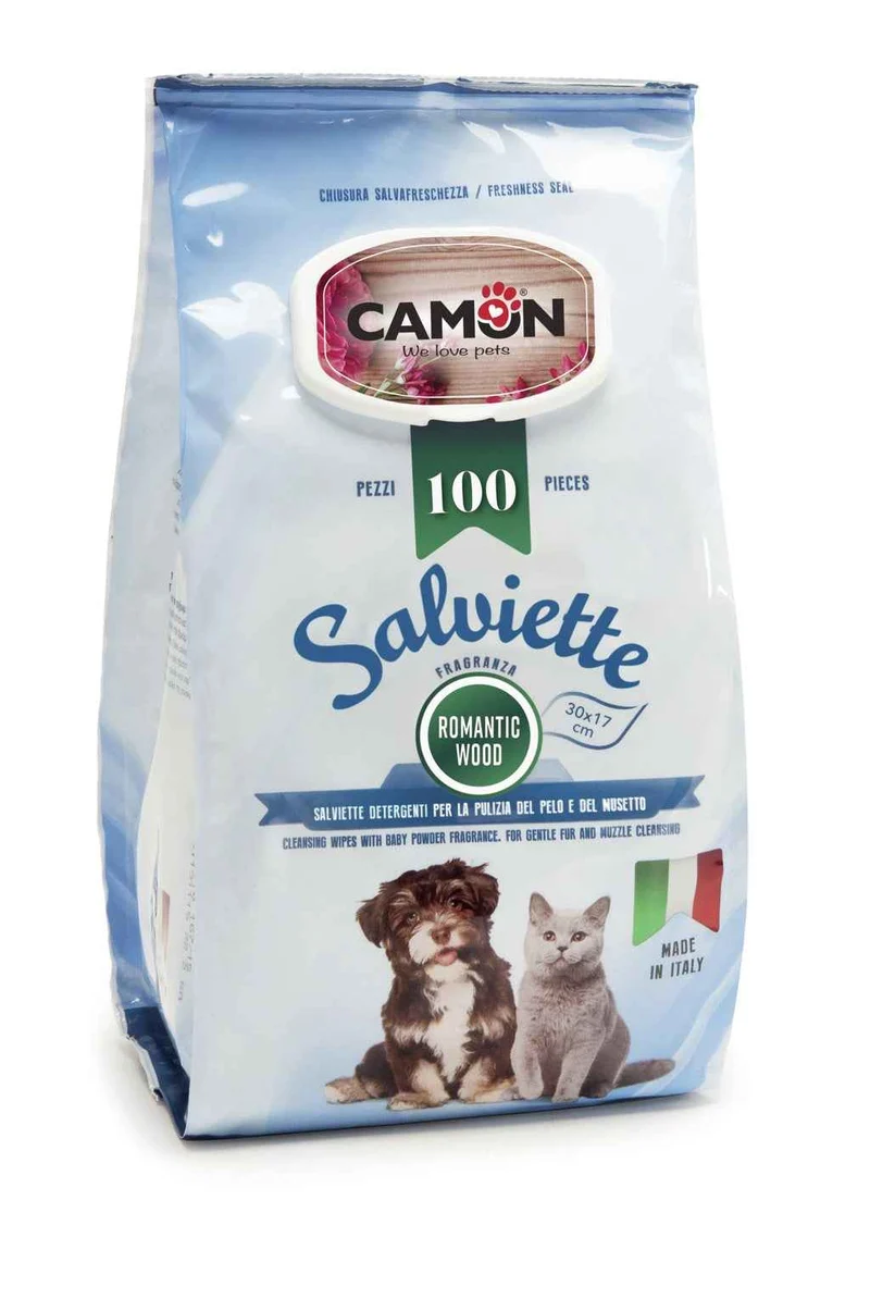 Salviette Igienizzanti "Maxi Formato" (100 salviette) - Camon