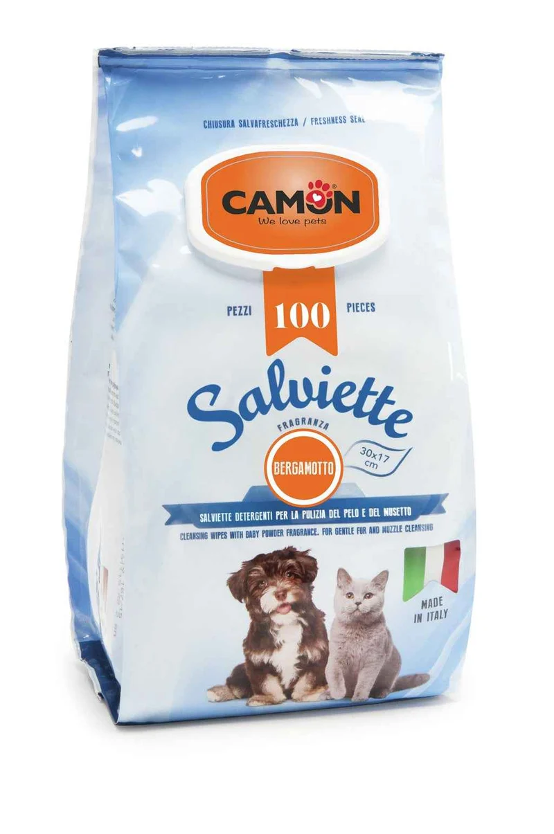 Salviette Igienizzanti "Maxi Formato" (100 salviette) - Camon