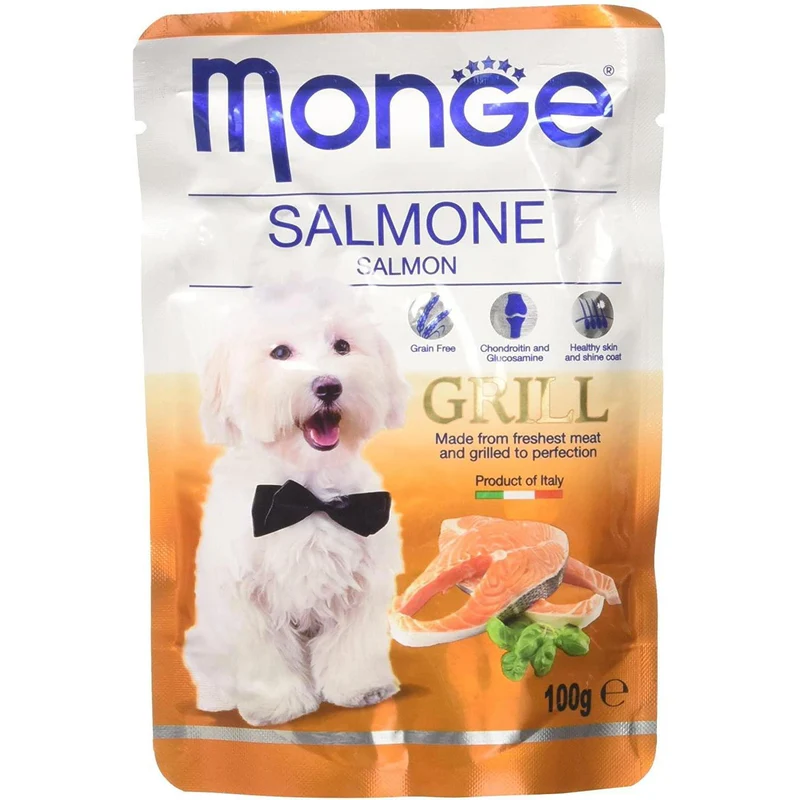 Monge Grill Bocconcini Ricco in Salmone Adult 100g