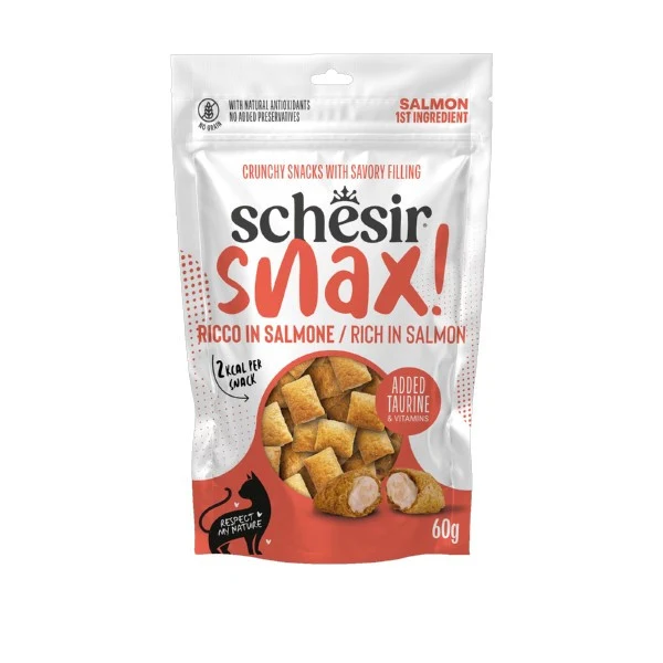 Schesir Snax! Ricco in Salmone Snack Ripieni 60g