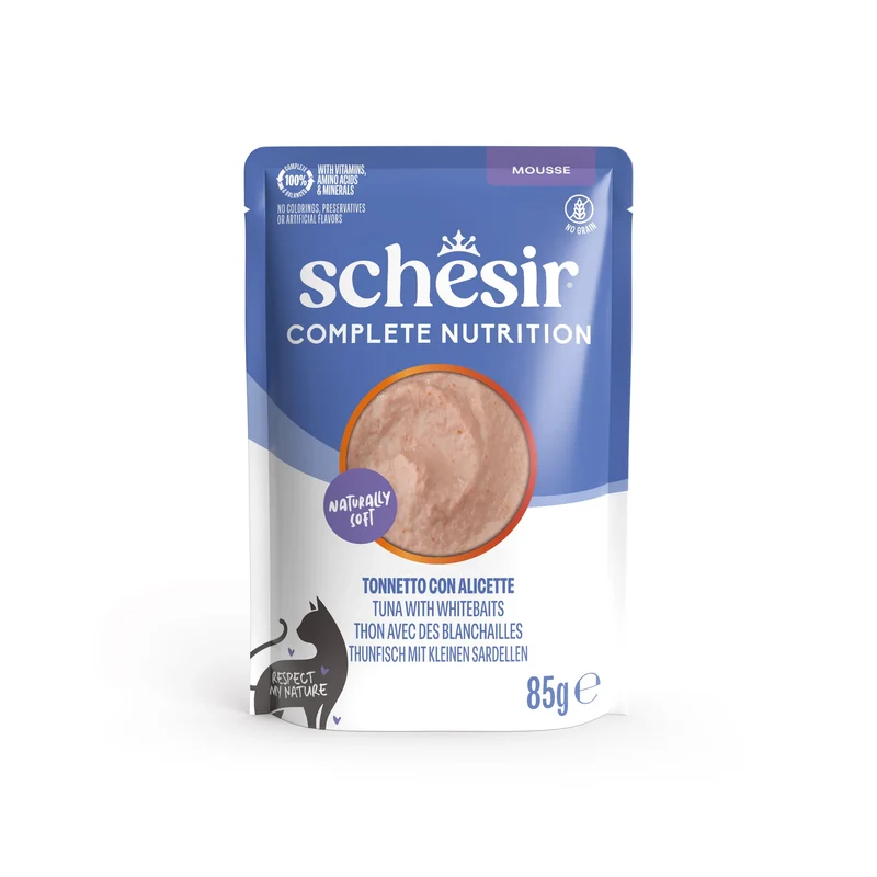 Schesir Complete Nutrition Mousse Tonnetto e Alicette 85g