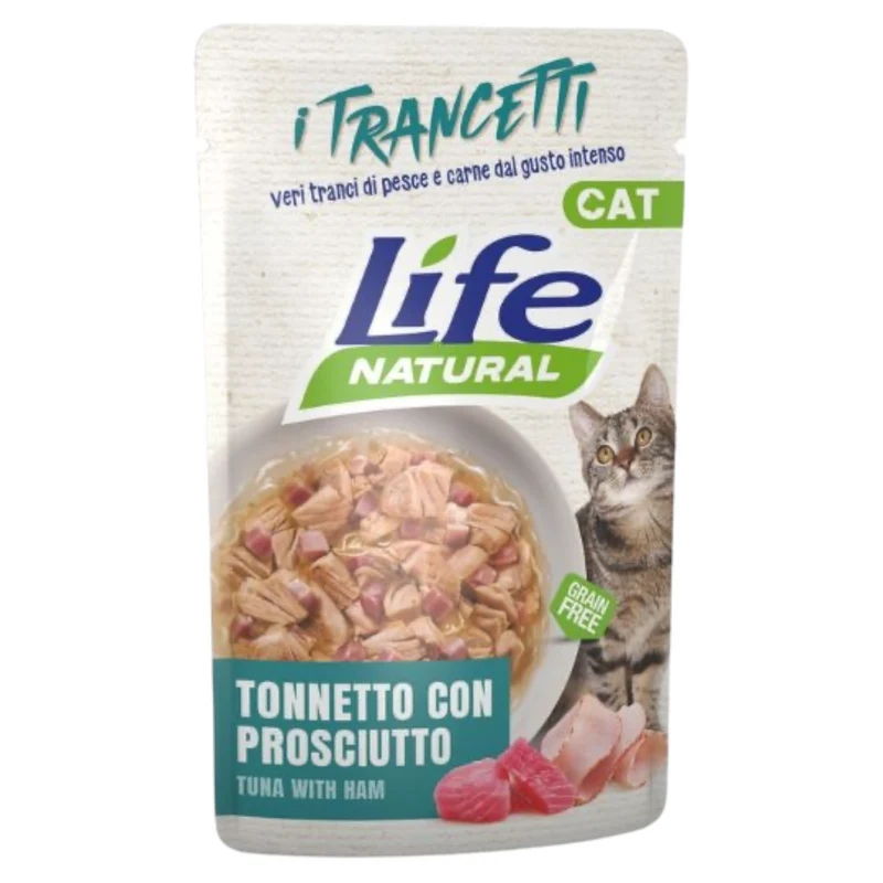 LIFE Cat Trancetti Tonno con Prosciutto 55gr