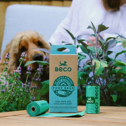 Beco Bags Sacchettini Igienici Biodegradabili alla Menta