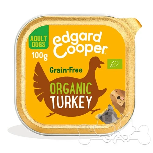 Edgard & Cooper umido cane Adult BIO Tacchino Cocco e Chia