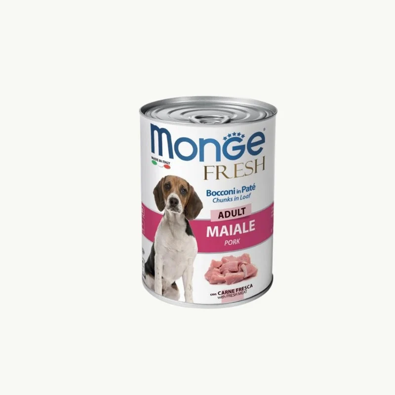 Monge Fresh Bocconi in Paté con Maiale Adult 400g