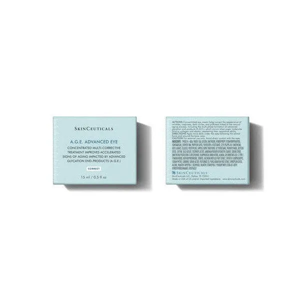 SkinCeuticals A.G.E Advanced Eye Crema Contorno Occhi Antirughe 15ml