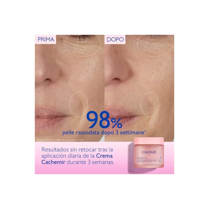 Caudalie Resveratrol-lift Crema Cashmere Ridensificante Ricarica 50ml