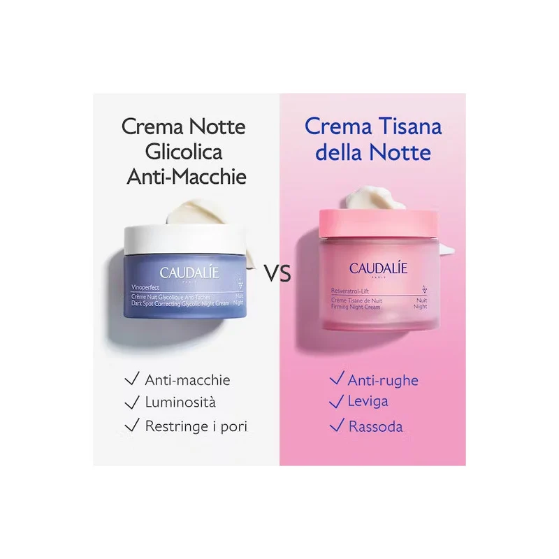 Caudalie Resveratrol-lift Crema Tisana Notte 50ml Idratante