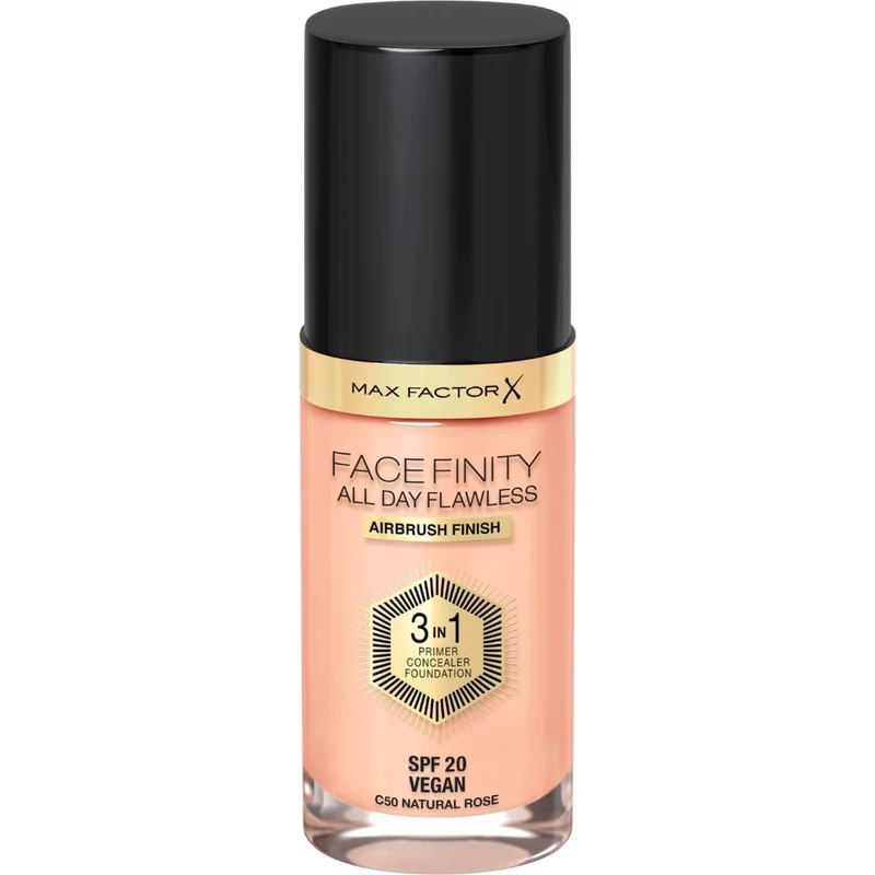 Max Factor Fondotinta Facefinity All Day Flawless 3in1 50 Natural 30ml
