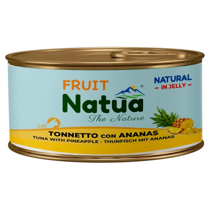 NATUA Cat Jelly Natural Tonno con Ananas 85Gr