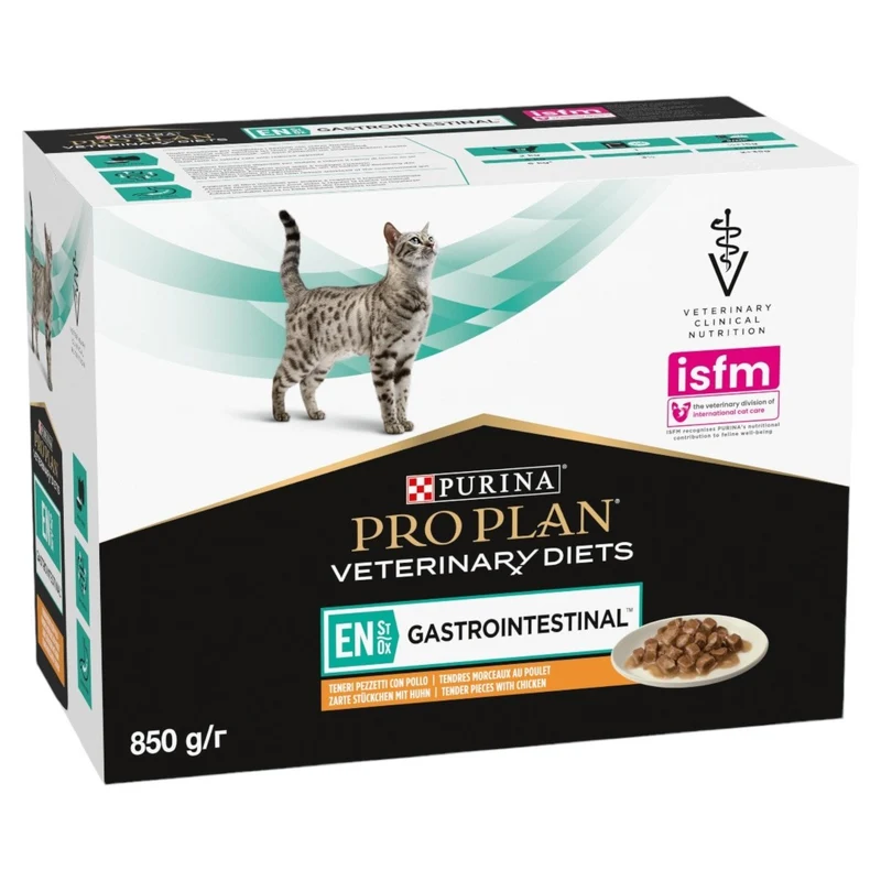 PURINA Veterinary Diets Cat EN Gatrointestinal Pollo 10x85gr (Pack)