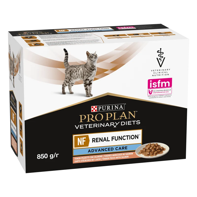 PURINA Gatto Veterinary NF Renal Advanced Salmone 10x85gr (Pack)