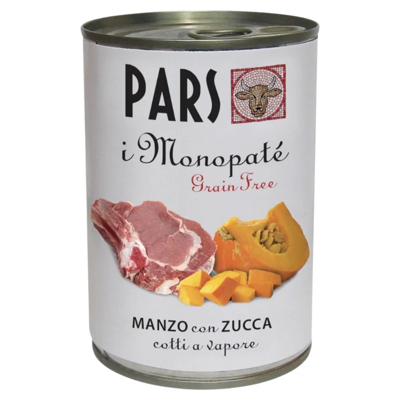 PARS Monopatè Manzo con Zucca 395Gr
