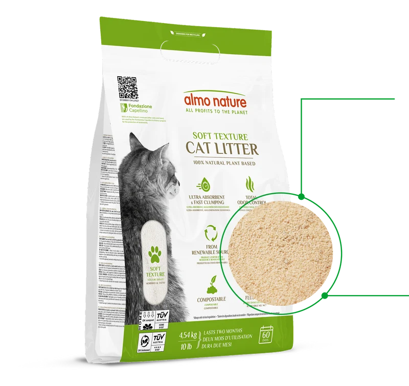Almo Nature Natural Cat Litter Soft Texture 4kg