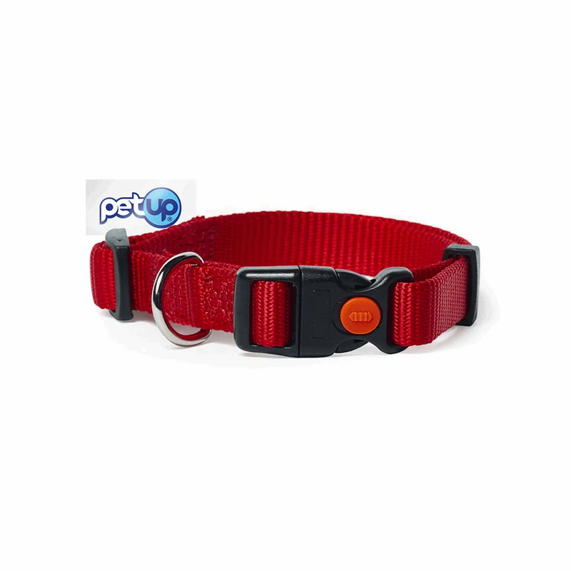 PetUp Collare a sgancio Rosso