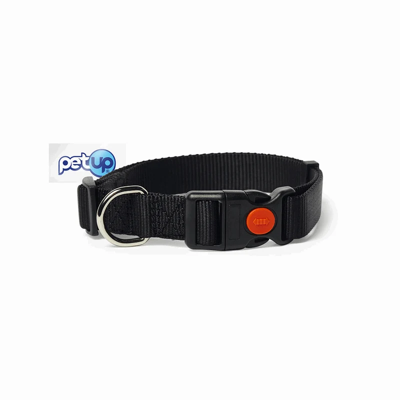 PetUp Collare a sgancio Nero