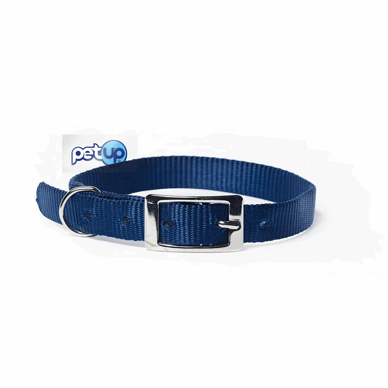 PetUp Collare Nylon Blu