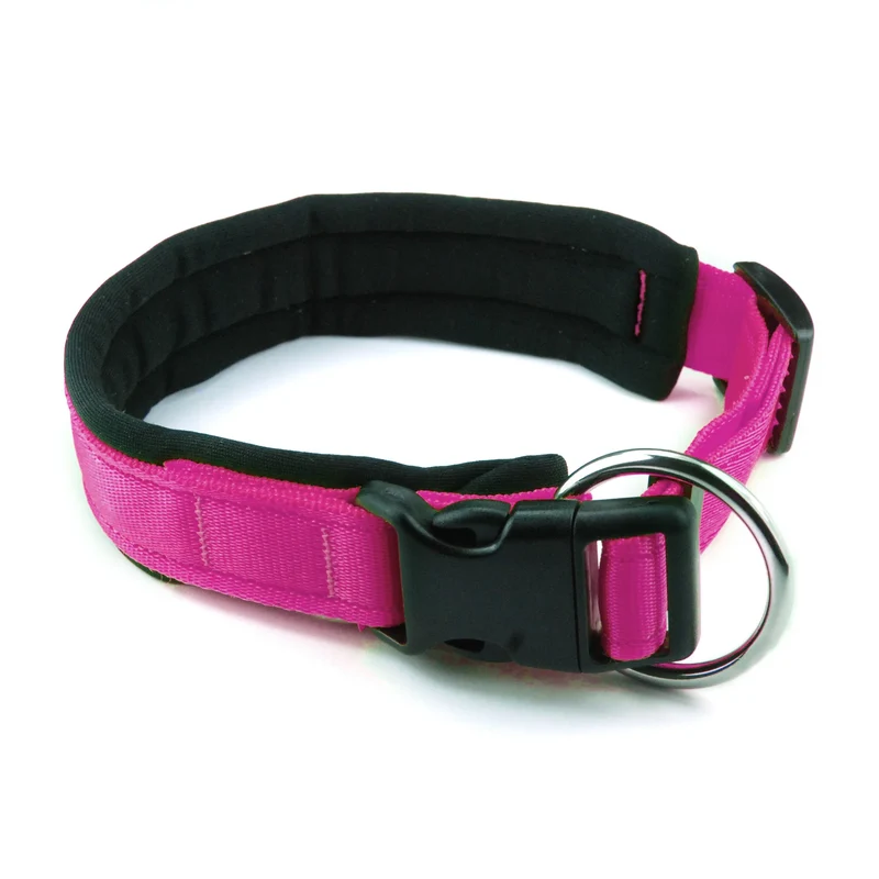 Camon Collare in Nylon NY H Dec Osso MM10 Fuxia Cane