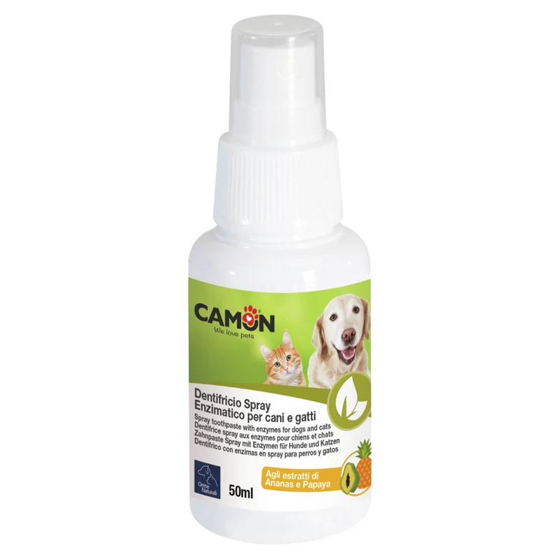 CAMON Dentifricio Spray Enzimatico Cane e Gatto 50ml