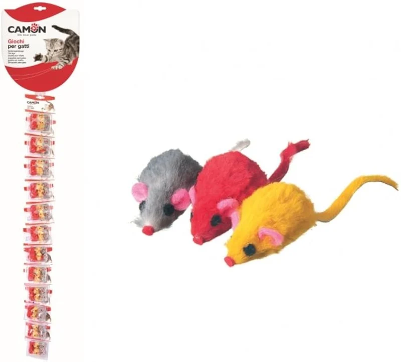 Camon Gioco per Gatti Topini Colorati