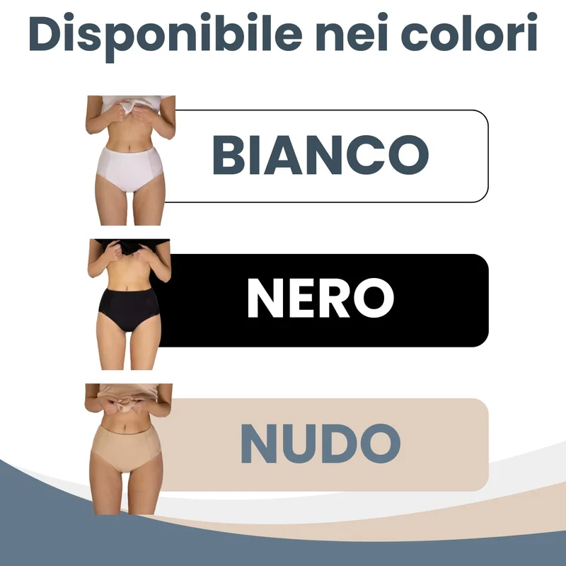 Mutande Contenitive Donna in Pizzo e Vita Alta – Eleganti e comode, Slip Donna Cotone e Pizzo Made in Italy, Disponibili in Bianco, Nero e Nudo (IT, Testo, M, Regular, Regular, Bianco)