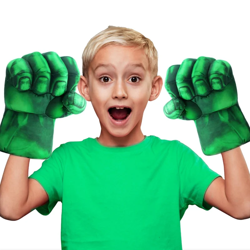 Guanti da Boxe giganti di Hulk | Supereroi | Giocattoli per Bambini | Pugno di Schiuma con Cinghie | Cosplay | Giochi | Halloween | Travestimento | Costume | OriginalCup®
