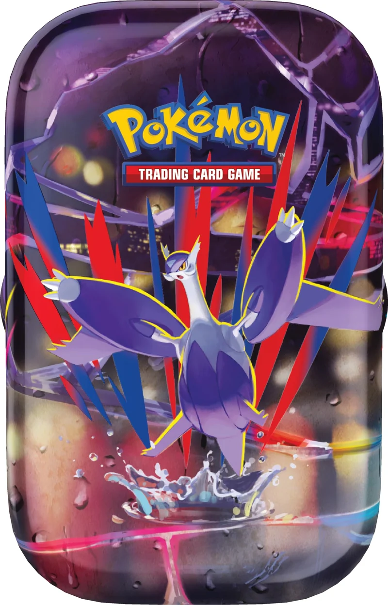 Pokémon: miniscatola da collezione Megaeroi (Mega Latias) del GCC Pokémon (un foglio di adesivi, una carta con l’illustrazione della miniscatola e due buste di espansione)