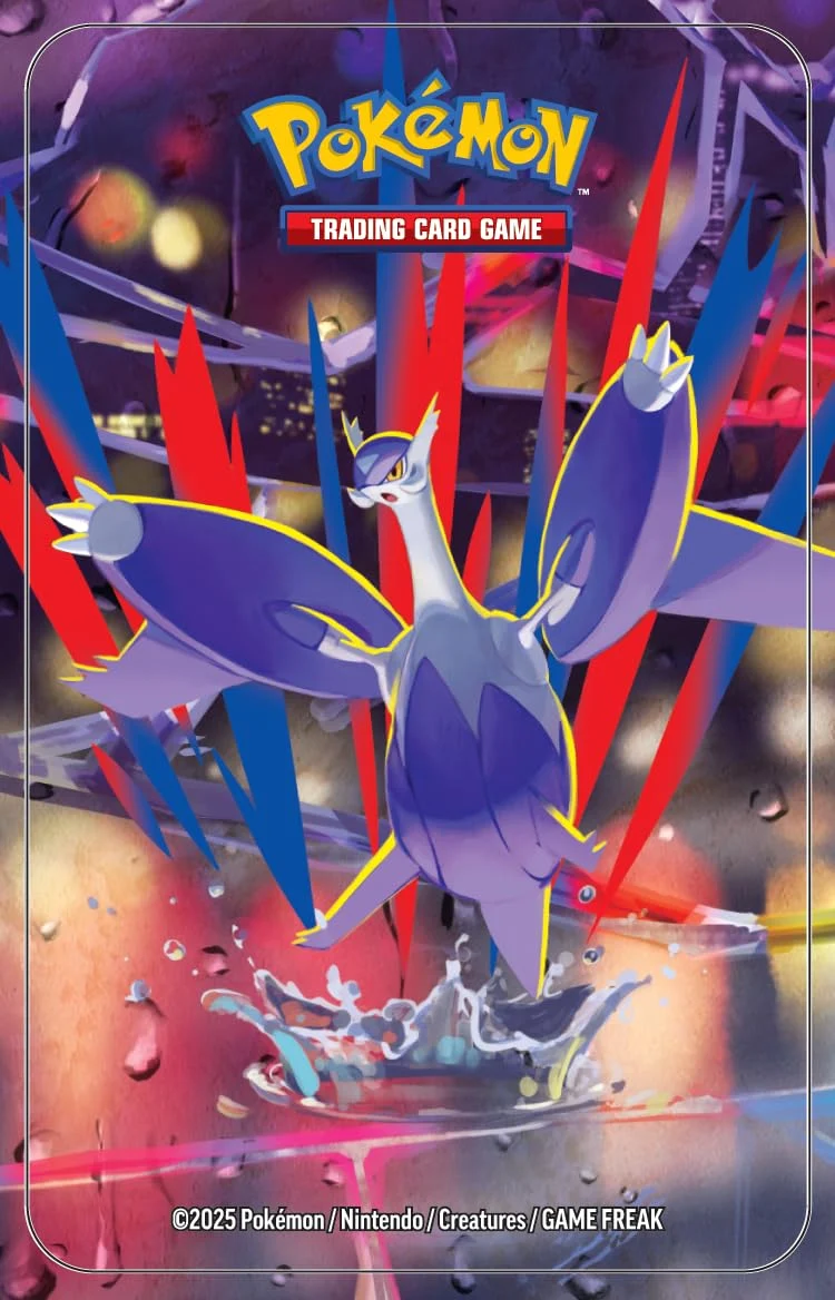 Pokémon: miniscatola da collezione Megaeroi (Mega Latias) del GCC Pokémon (un foglio di adesivi, una carta con l’illustrazione della miniscatola e due buste di espansione)