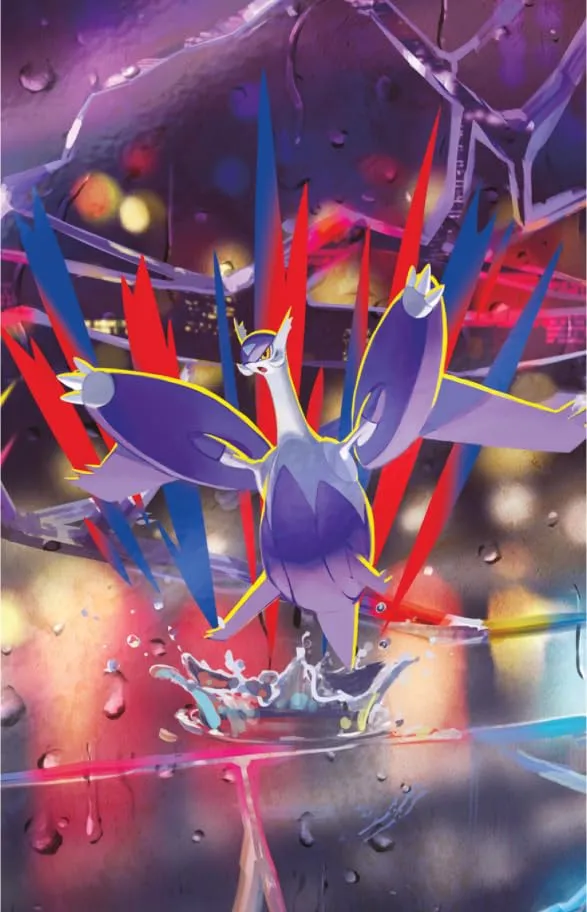 Pokémon: miniscatola da collezione Megaeroi (Mega Latias) del GCC Pokémon (un foglio di adesivi, una carta con l’illustrazione della miniscatola e due buste di espansione)