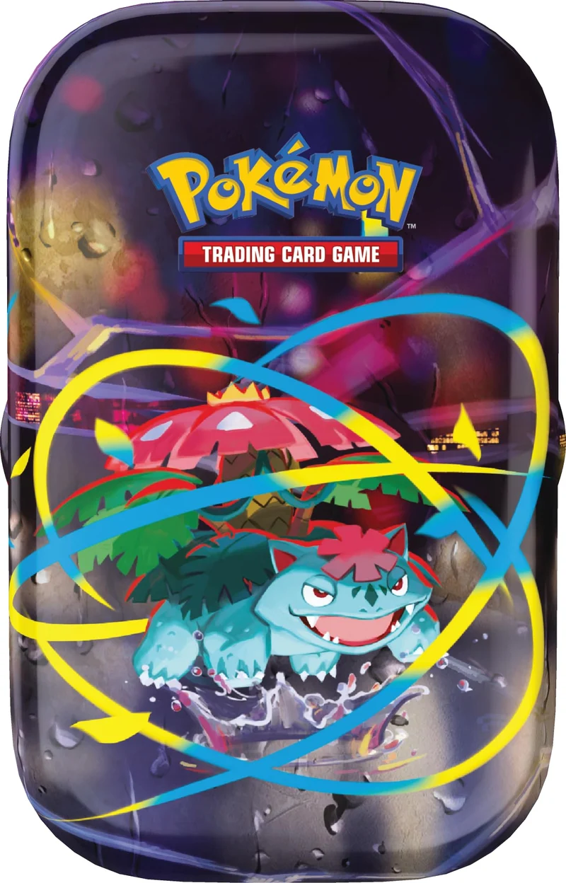 Pokémon: miniscatola da collezione Megaeroi (Mega Venusaur) del GCC Pokémon (un foglio di adesivi, una carta con l’illustrazione della miniscatola e due buste di espansione)
