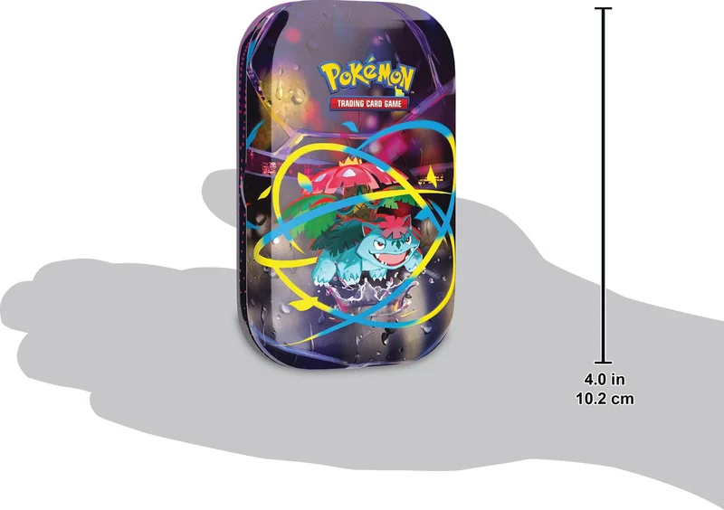 Pokémon: miniscatola da collezione Megaeroi (Mega Venusaur) del GCC Pokémon (un foglio di adesivi, una carta con l’illustrazione della miniscatola e due buste di espansione)