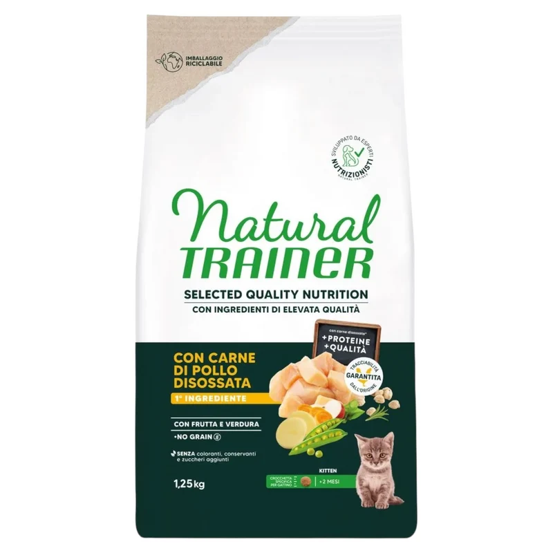 TRAINER Cat Select Kitten GF Pollo Disossato 1,25Kg