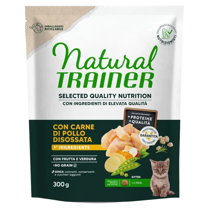 TRAINER Cat Select Kitten GF Pollo Disossato 300gr