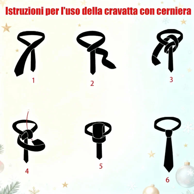 NEONSKY Cravatta di Natale Uomo Design Originale da Annodare, Motivi Natalizi Babbo Natale Albero Regali, Cravatta Classica Elegante per Festa Natale, Regalo Uomo Donna Accessorio Natalizio