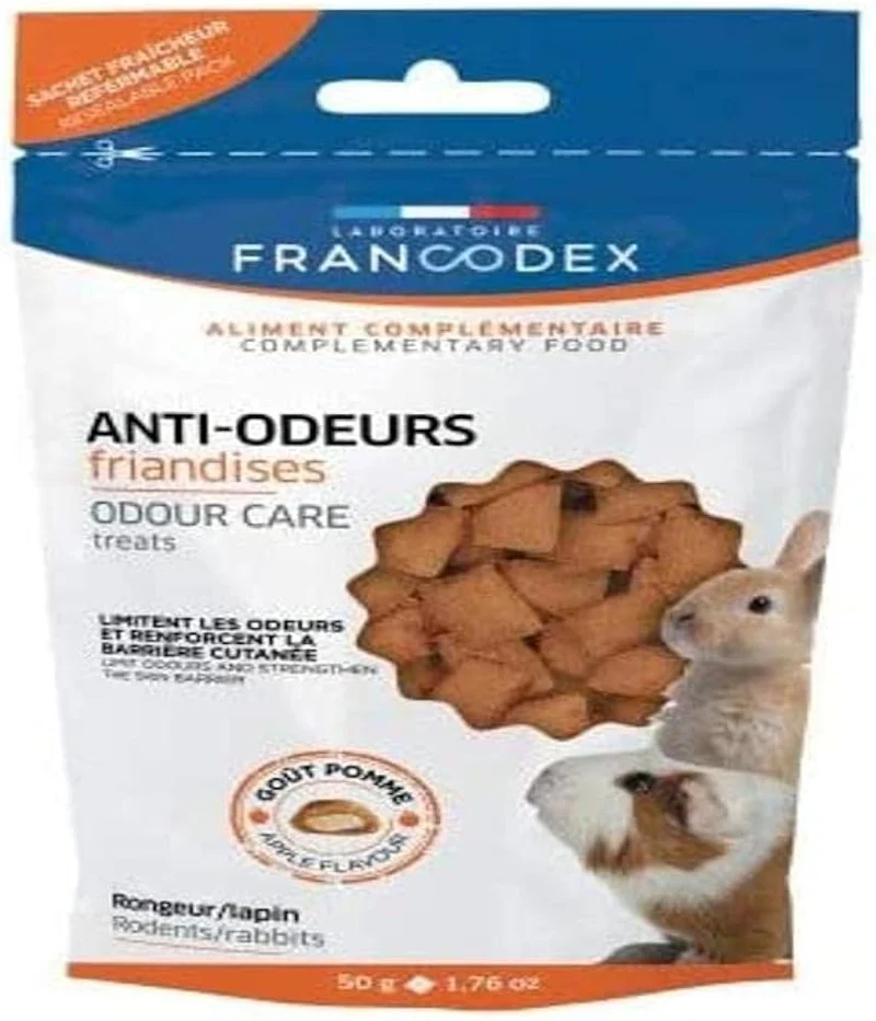 Snack Anti Odore Francodex Conigli e Roditori 50g