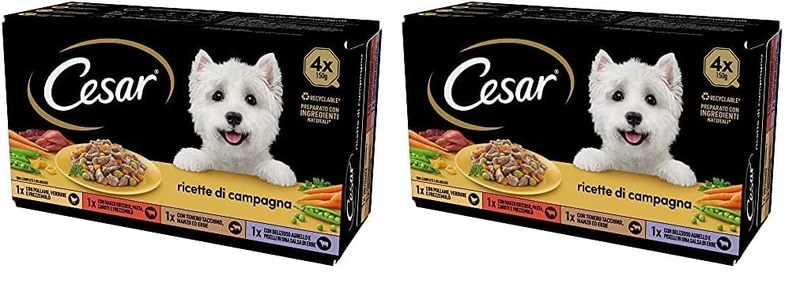 CESAR Ricette di Campagna in Salsa MegaPack 24 Vaschette da 24x150g