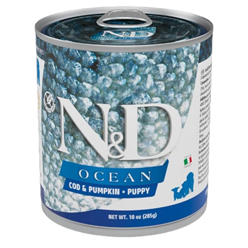 FARMINA N&D Cane Ocean Puppy - Merluzzo e Zucca 6x285gr