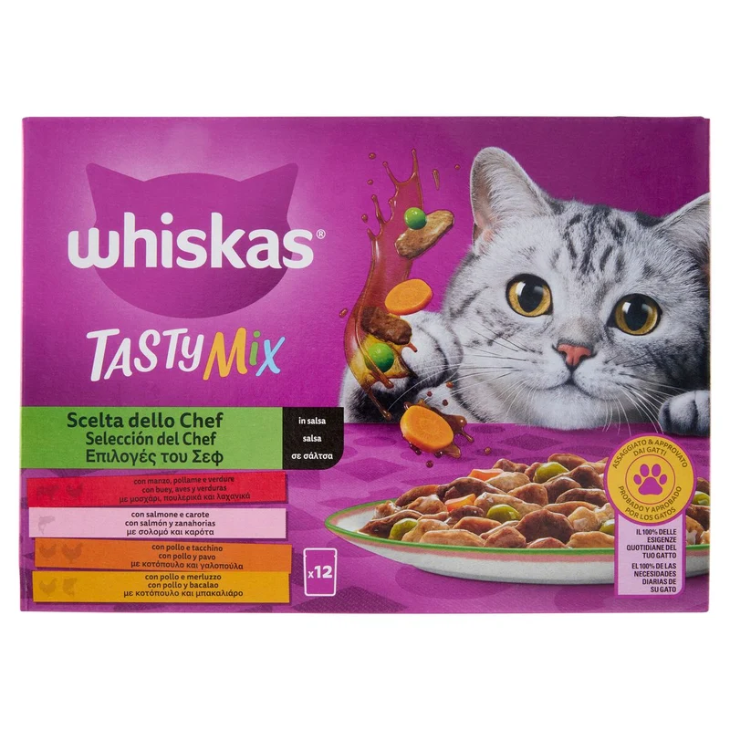 Whiskas Tasty Mix Scelta Dello Chef Gatto 40X85 G