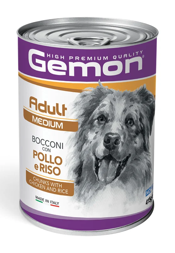 Gemon Dog Adult Medium Pollo e Riso 415g