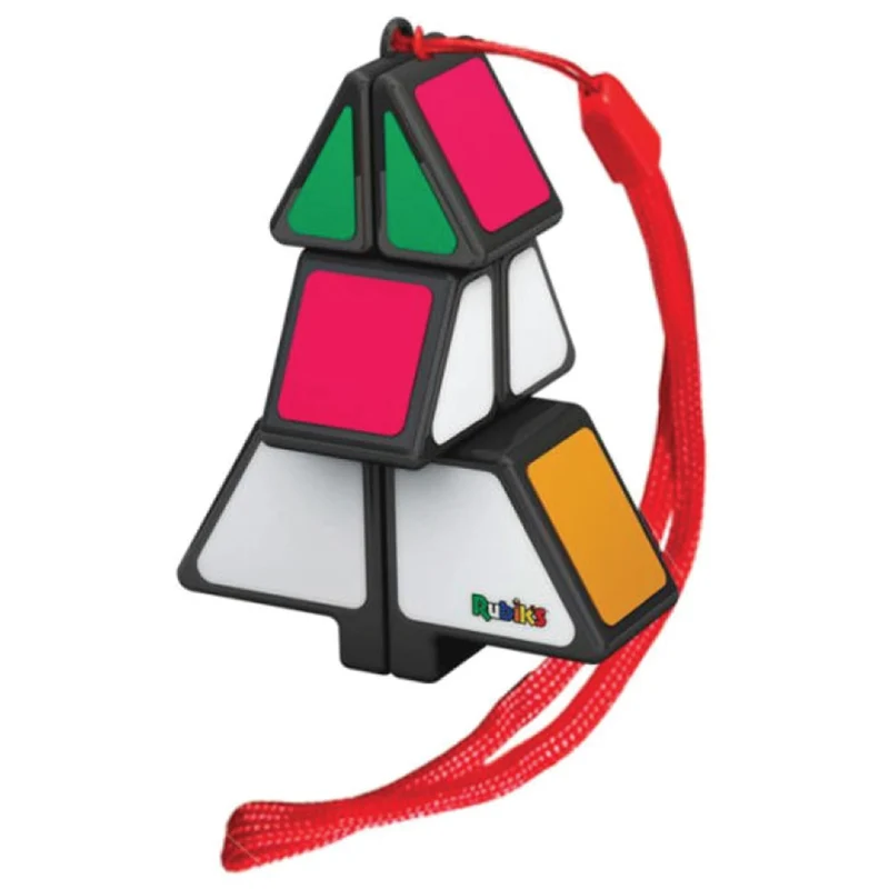 RUBIK'S, Albero di Natale Cubo di Rubik's, l'Originale Cubo di Rubik's, Regalo di Natale per Albero, Decorazione Albero di Natale, 8+ Anni