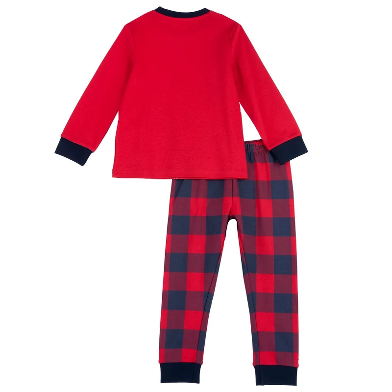 Chicco Pigiami in Cotone - Natale Bambino e Ragazzo/Bambina e Ragazza, Rosso (2), 4 Anni, Designed in Italy