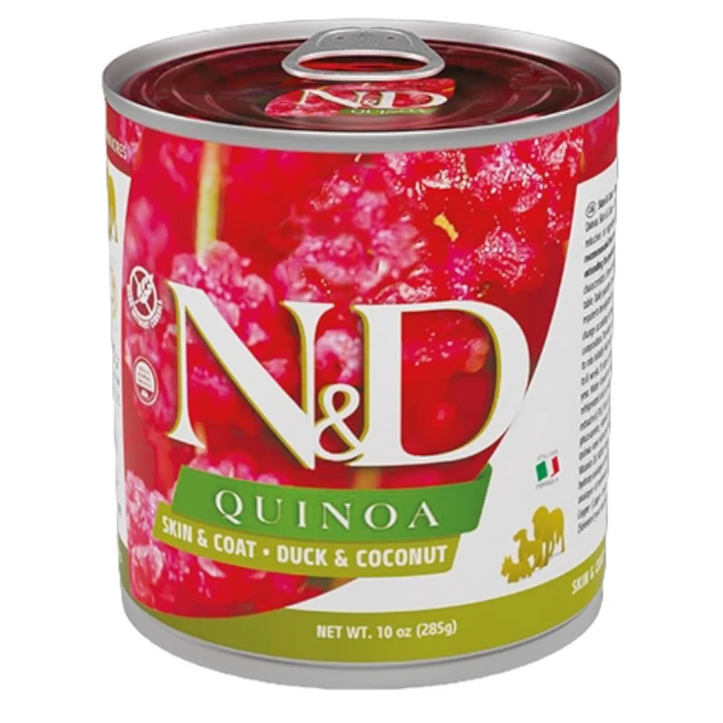 FARMINA N&D Cane Quinoa Skin&Coat - Anatra e Cocco 6x285gr