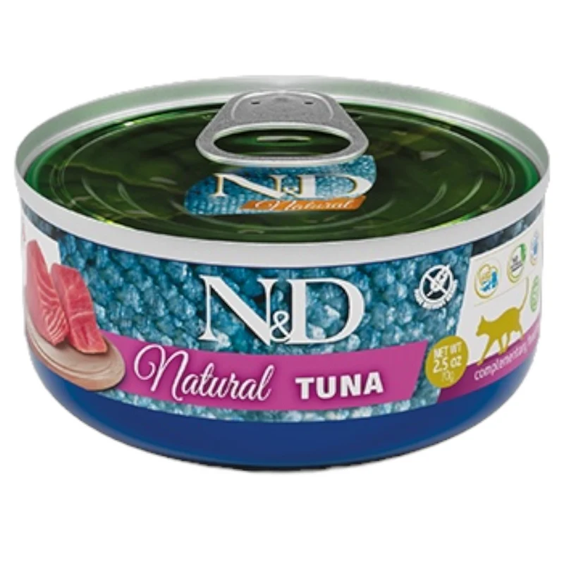 FARMINA N&D Gatto Natural Adult - Tonno 18x140gr