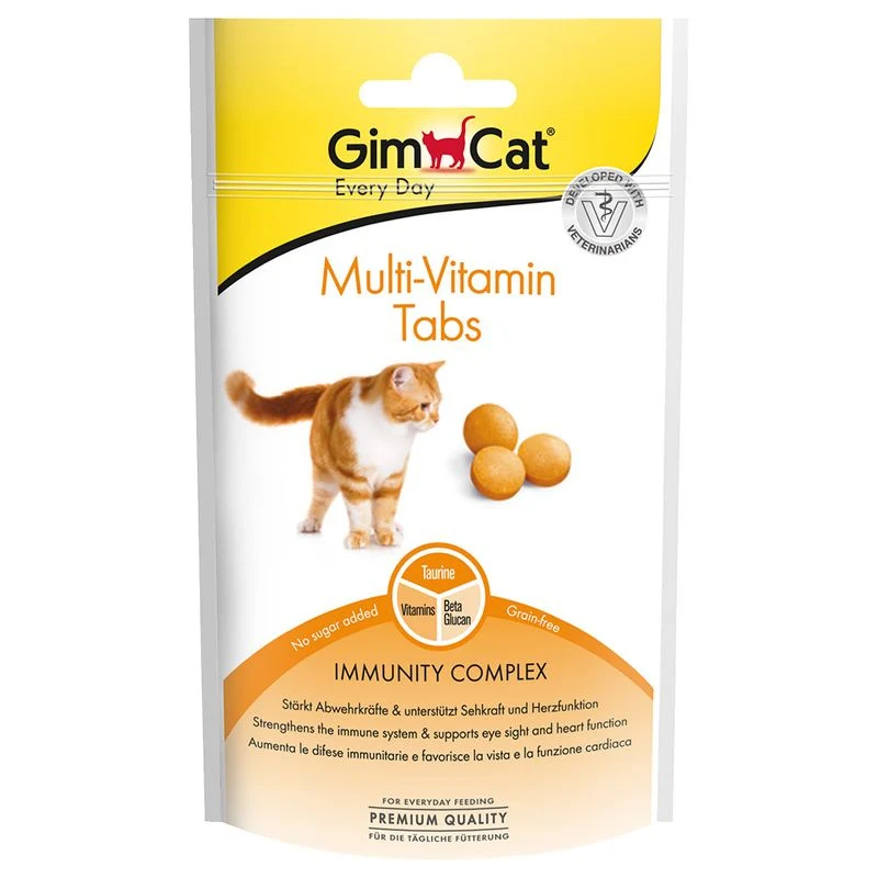 Gimcat Multi Vitamin Tabs Gatto 40 G